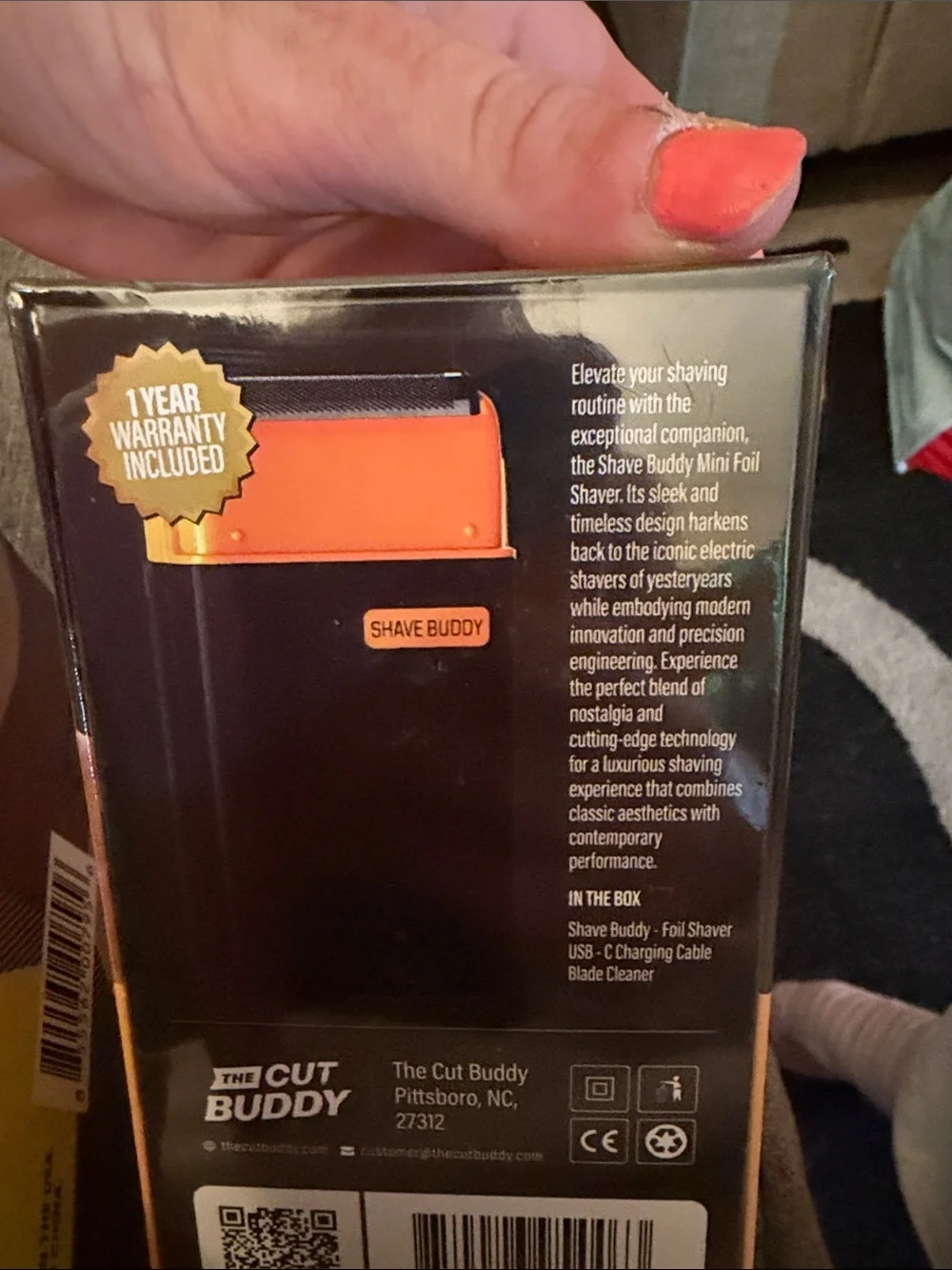 Mini Foil Shaver — Black